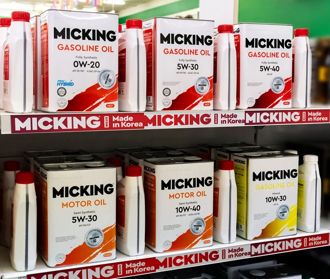 Широкий ассортимент моторных масел MICKING | Источник: ИП Тунгусов Д. Г.