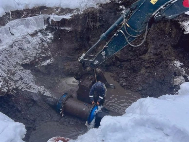 Причиной перебоев стала авария на магистральном трубопроводе водоснабжения. | Источник: Прокуратура Челябинской области