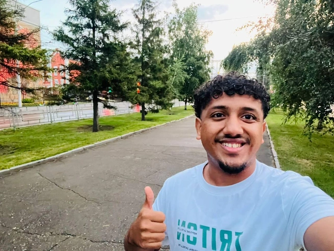 Парень живет в Барнауле уже больше года | Источник: Мохаммед Аль-Хади