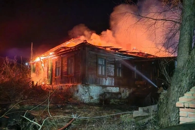 В Михайлове ночью горел многоквартирный дом