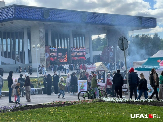 После парада там шел концерт | Источник: Андрей Бирюков / UFA1.RU