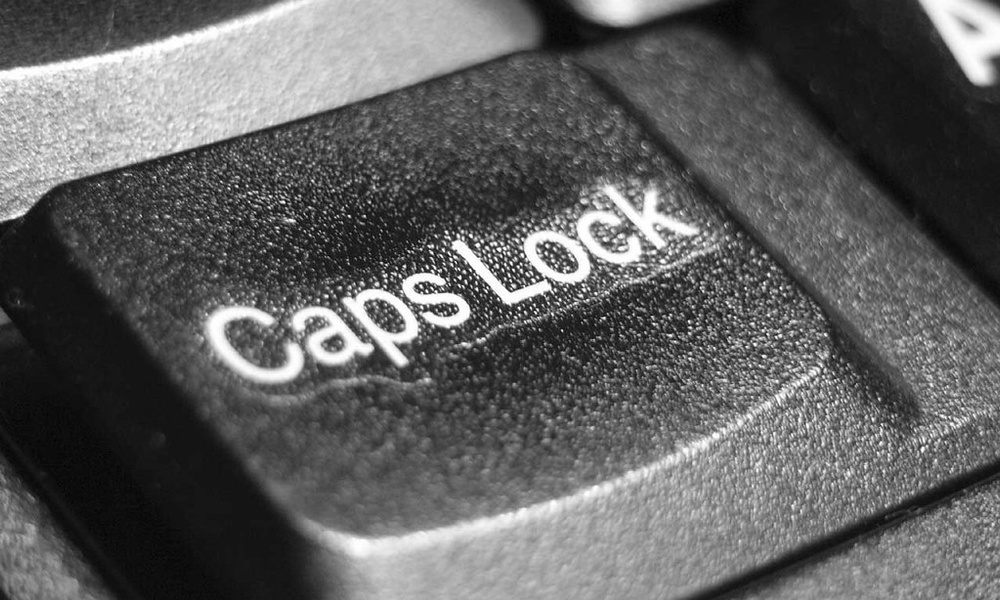 Caps lock на экране