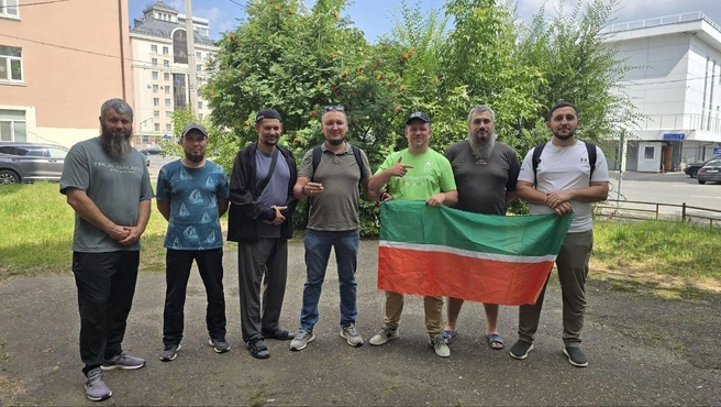Из Казани в Октябрьский приехали семь волонтеров | Источник: фонд «Караван добра»