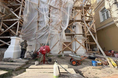 В Ростове возобновили ремонт музея в особняке Петровой