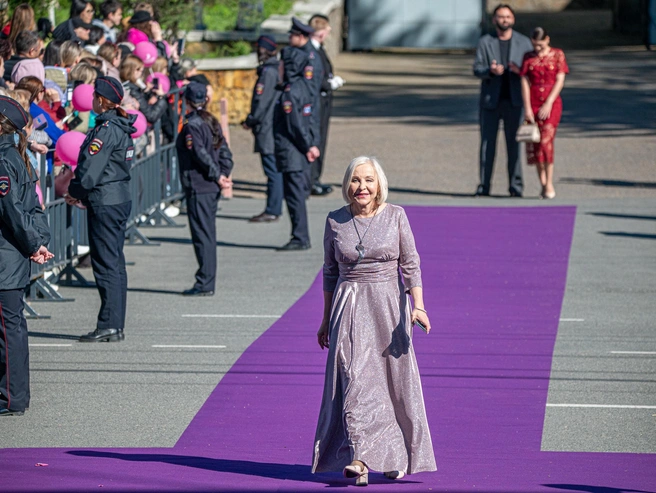 Елена Борзова, актриса театра и кино, стала гостьей фестиваля. | Источник: Олег Фёдоров / CHITA.RU