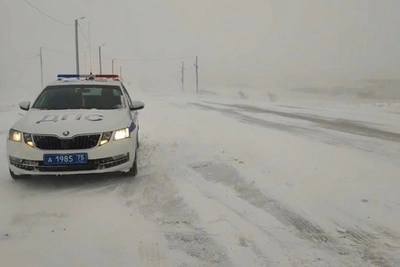 Движение закрыто на трассе Чита-Забайкальск из-за непогоды