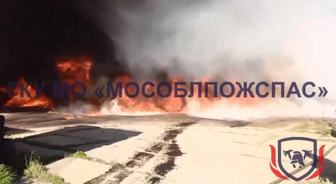 Кадр из видео ГКУ МО «Мособлпожспас» | www.fontanka.ru