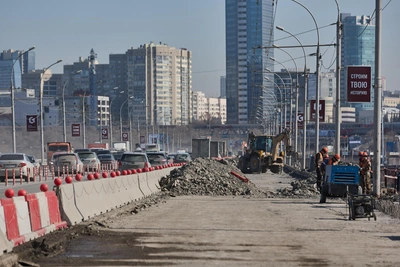 Ремонт Димитровского моста: готовность 37%