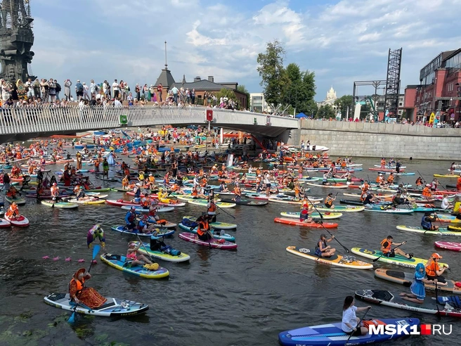 В Москве стартовал водный фестиваль «ВОТ САП, МОСКВА! 2025» | Источник: Вера Борисова / MSK1.RU