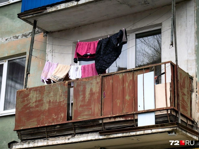 Помните те времена, когда вещи сушили исключительно на улице | Источник: Павел Красоткин / 72.RU