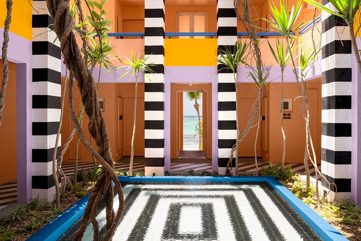 Графичный бутик-отель на Маврикии (фото 0)
