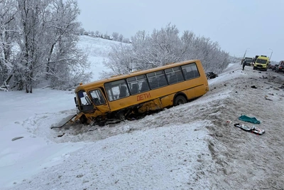 Автобус с детьми попал в ДТП под Архангельском