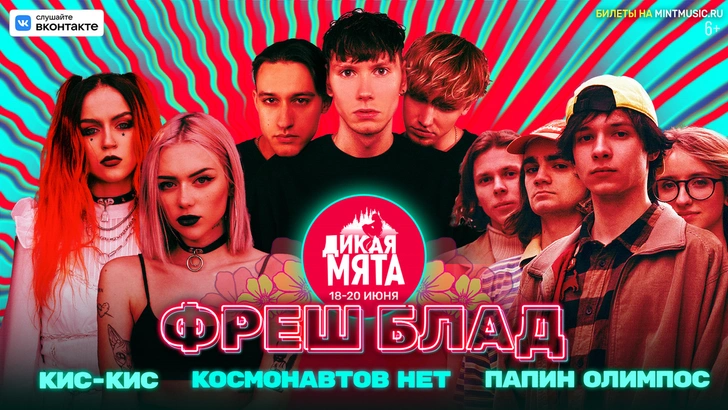 «Космонавтов нет», «кис-кис» и «Папин Олимпос» выступят на «Дикой Мяте» в июне | www.starhit.ru