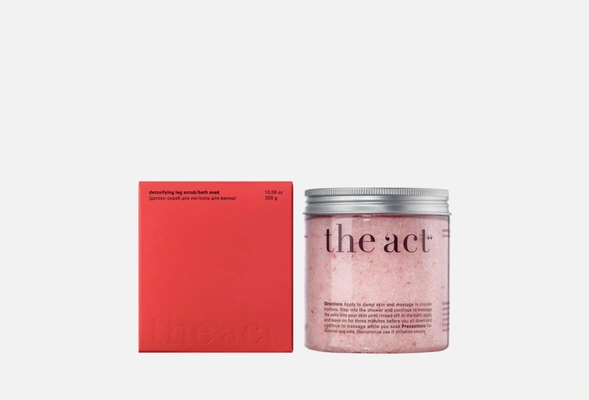 The Act детокс-скраб для ног detoxifying leg scrub 300 гр