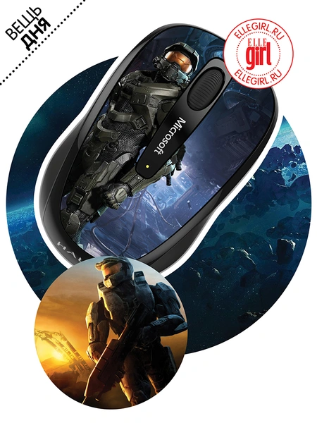 Компьютерная мышь, Wireless Mobile Mouse 3500 Halo Limited Edition: The Master Chief