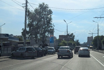 В Красноярске вечером пятницы семибалльная пробка