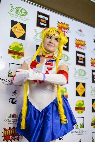 Косплей Сейлор Мун - главной героини аниме-сериала «Прекрасная воительница Сейлор Мун» | Источник: Ксения Зимина