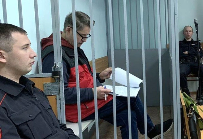 Олег Бекмеметьев в суде | Источник: ИА «Сусанин»