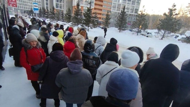 Типичная картинка на городских остановках | Источник: читатель E1.RU