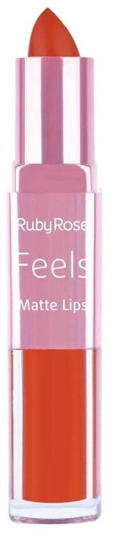 Ruby Rose Помада+блеск, HB-8608, Duo Matt Lips Feels