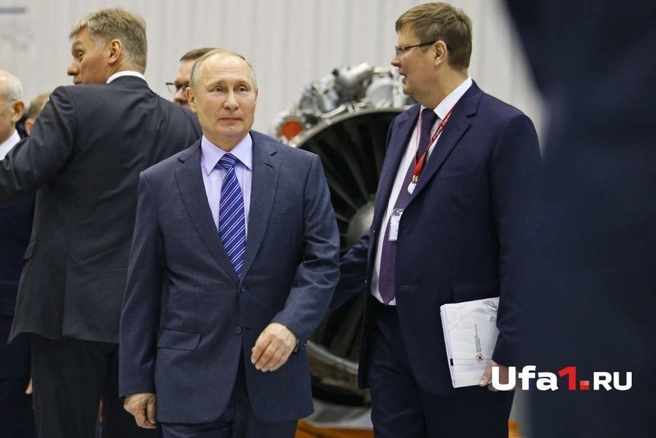 Владимир Путин на Уфимском моторостроительном производственном объединении | ufa1.ru