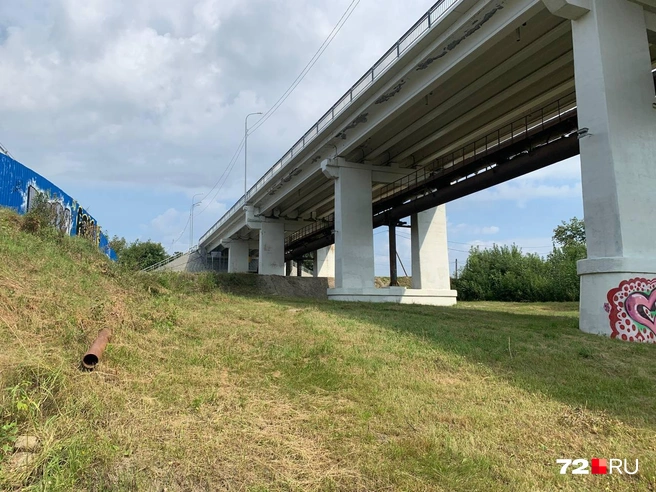 Прищепа ждал в машине на дороге и за насыпью не видел происходящего | Источник: Никита Кифорук / 72.RU