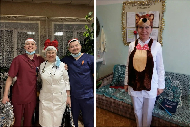 Каждую новогоднюю ночь Светлана Валерьевна дарит пациентам сладости и мандарины, старается поднять настроение  | Источник: предоставлено героиней