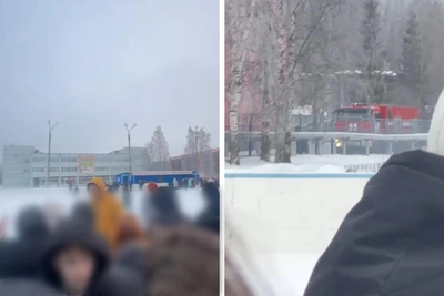 Эвакуация школы в Мирном из-за сообщения о минировании