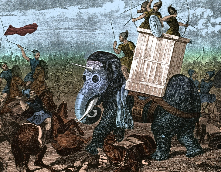 Будни элефантерии: краткая история боевого применения слонов | Источник: Science History Images / Alamy via Legion Media