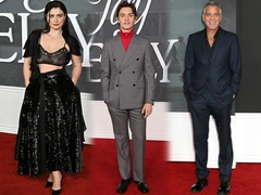 Брэд Питт из-за стресса сменил имидж, но эффектная Кроуфорд отвлекла от него внимание на премьере «Джей Келли»