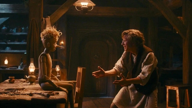 Новый «Буратино» объясняет многое, в том числе как именно появился деревянный мальчишка | Источник: кадр из фильма «Буратино» (6+), реж. Игорь Волошин, НМГ, Art Pictures Studio, 2025 год