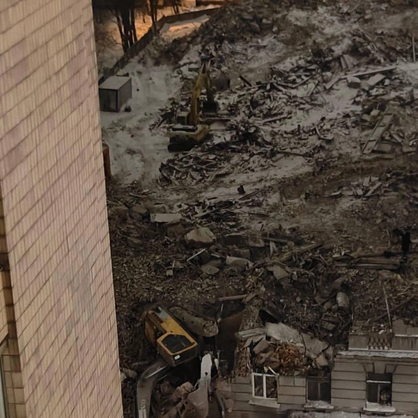 Источник: Видео со сноса здания ВНИИБ / Telegram