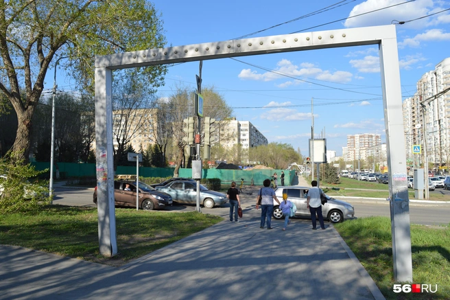 Вид на стройку издалека | Источник: Анастасия Баринова / 56.RU