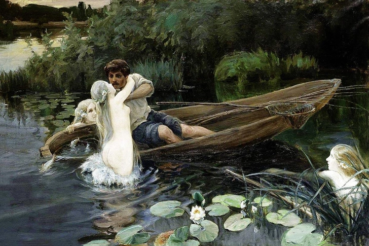 Дженеев И. А. «Водные глубины. Омут» (1907) | Источник: Public Domain