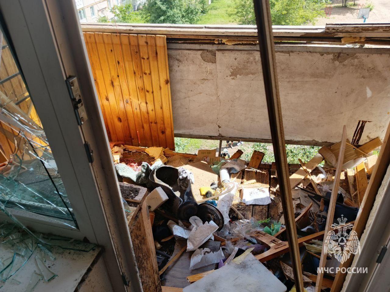 В уфимской квартире взорвался баллон с углекислым газом