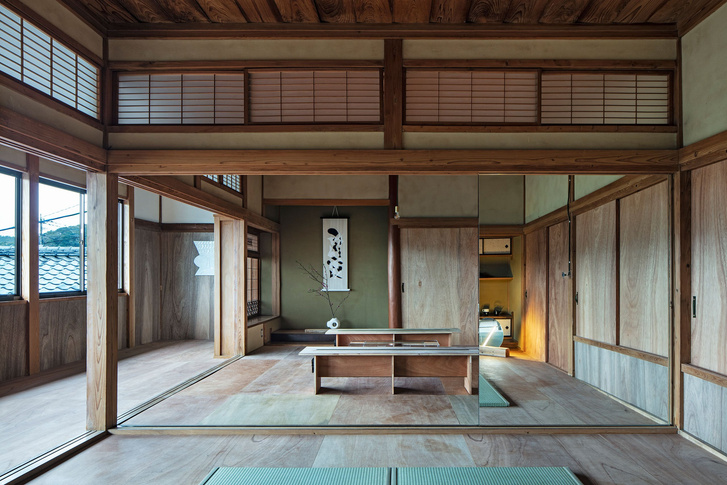 Офис и мастерская керамики в традиционном японском доме