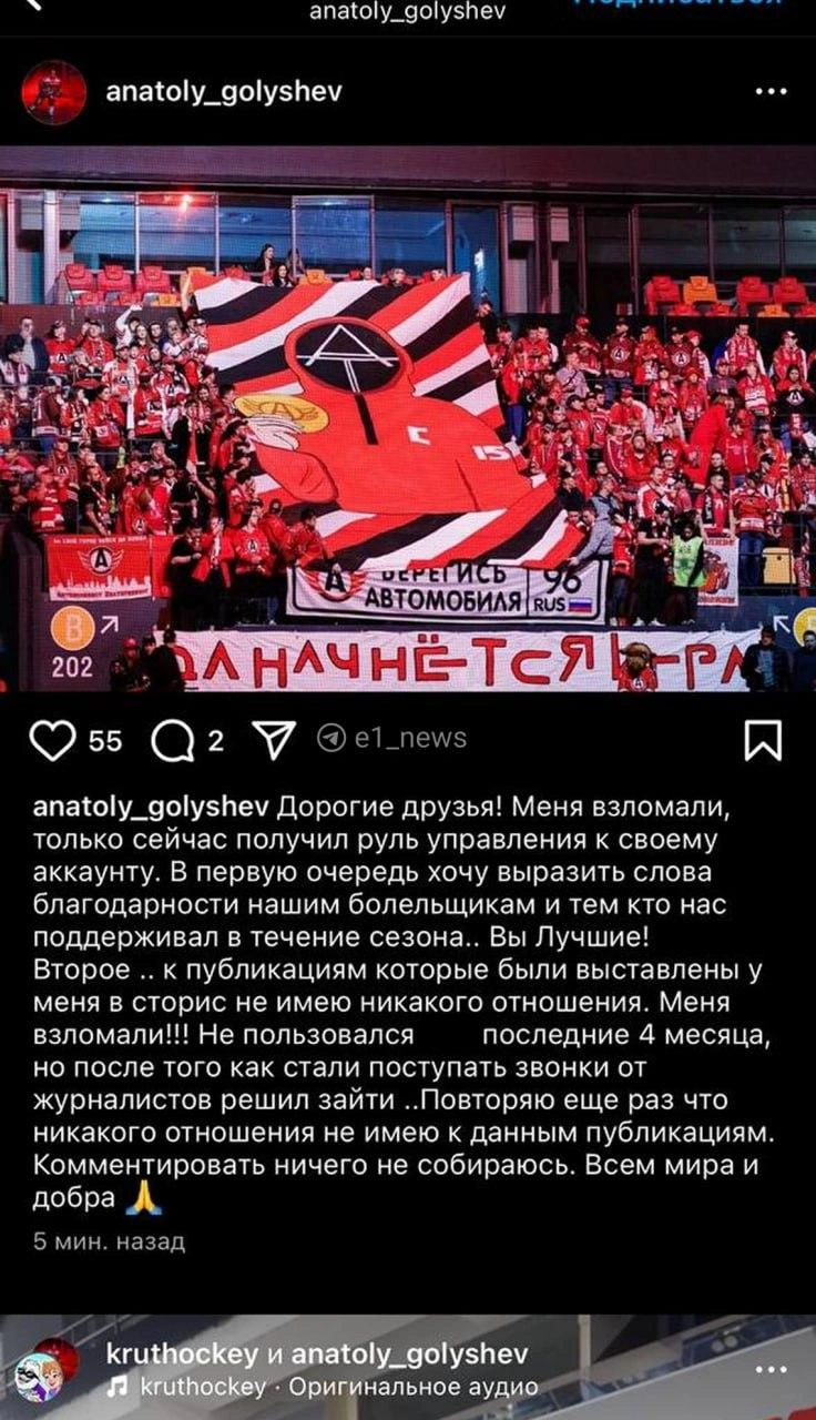 Источник: Anatoly_golyshev / Instagram (соцсеть запрещена на территории РФ)
