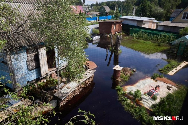 Если ваш участок находится у реки или в низине, его нужно застраховать от наводнений | Источник: Дмитрий Толстошеев / MSK1.RU