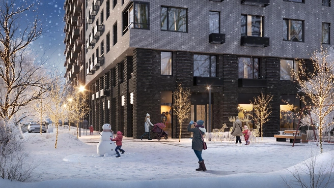 В ЖК будет четыре жилых дома | Источник: «Страна Девелопмент»