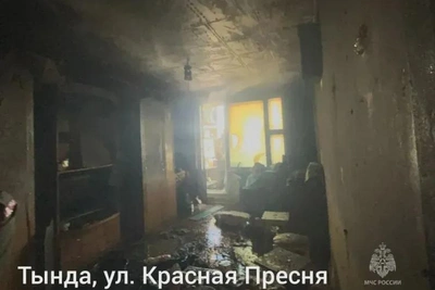 Пенсионер погиб при пожаре в девятиэтажке Тынды