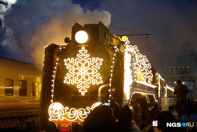 7 декабря поезд прибыл в Кемерово | Источник: Андрей Бортко / NGS.RU