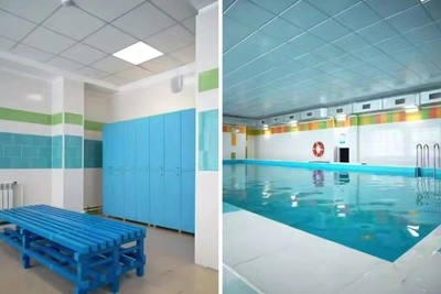Школьный бассейн в Новосибирске открыт после ремонта за 25 млн