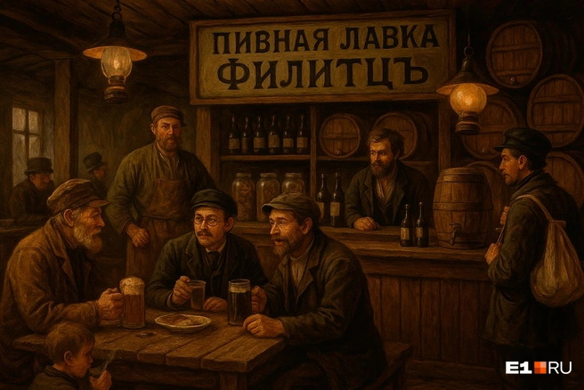 Пивные лавки в конце XIX века работали по строгим правилам | Источник: Семён Казьмин / Городские медиа