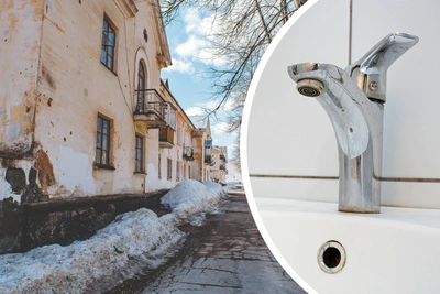 В Перми два микрорайона остались без воды из-за аварии