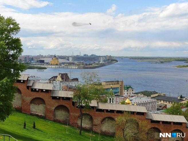 Наилучшие виды открывались в верхней части города | Источник: Наталья Бурухина / NN.RU