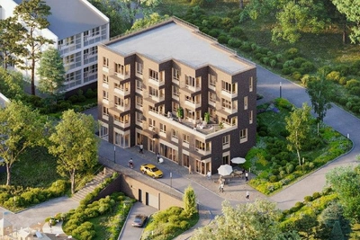 На набережной Ангары строят ЖК в европейском стиле