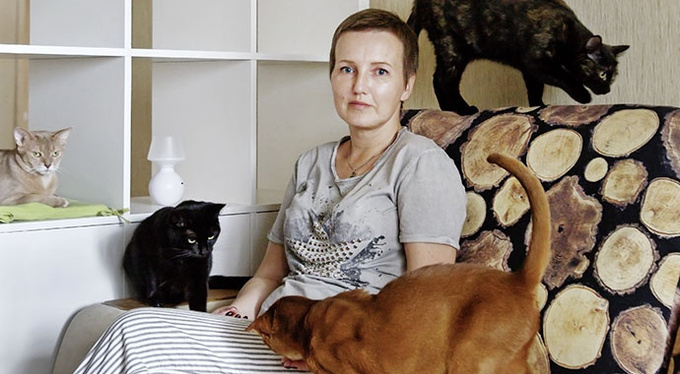 «Я делаю счастливыми кошек и людей» «Я делаю счастливыми кошек и людей»