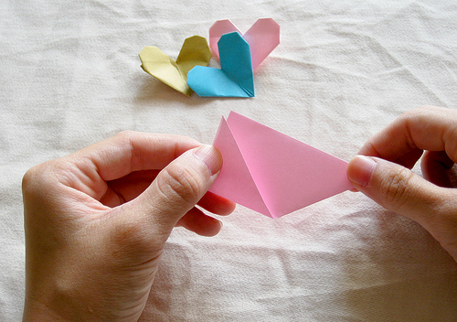 Мастер-класс «Валентинка в технике оригами» с пошаговыми фото