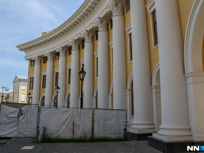 Завершение строительства Дома правительства в Нижегородском кремле планируется на 2026 год. | Источник: Наталья Бурухина / NN.RU