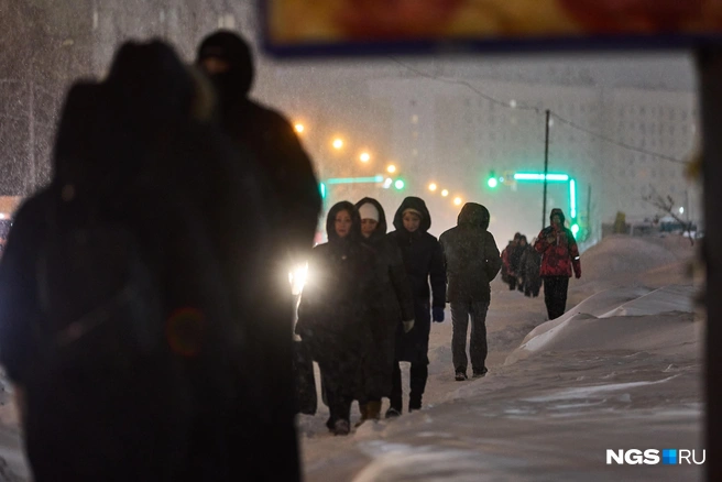 Некоторым жителям микрорайона пришлось идти пешком несколько километров  | Источник: Александр Ощепков / NGS.RU